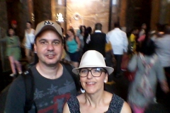 Selfie in der Empfangshalle
