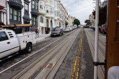 Schienen der Cable Car