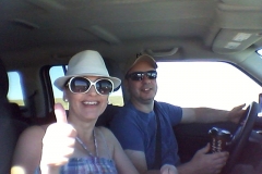 auf der Fahrt nach Las Vegas kamen wir in einen Stau