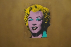 Gold Marylin Monroe