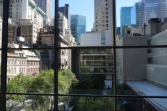 kein Bild - Fensterblick aus dem Moma