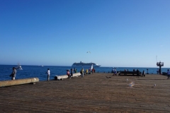 Pier mit Blick auf Pazifik