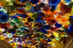 Decke der Eingangshalle des Bellagio