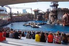 hier wurden Filmszenen aus Waterworld nachgestellt