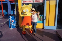 Conny mit Lisa Simpson