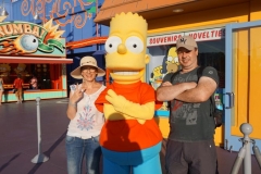 Wir mit Bart Simpson - wie cool ist das denn